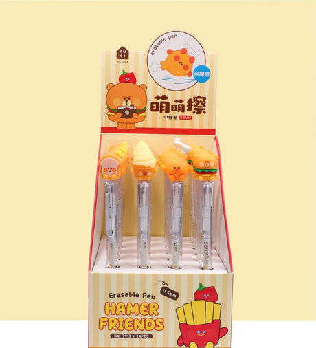 Fast Food Retractable Gel Pen 