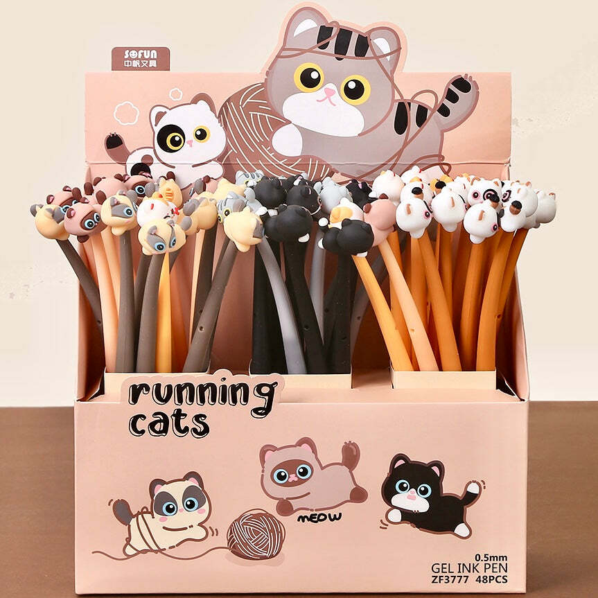 Runing Cat Gel Pen 