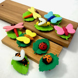 Dragonfly Ladybug Erasers Asst