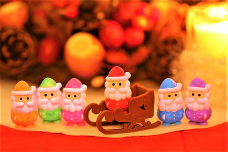 Iwako Santa Claus Erasers Asst