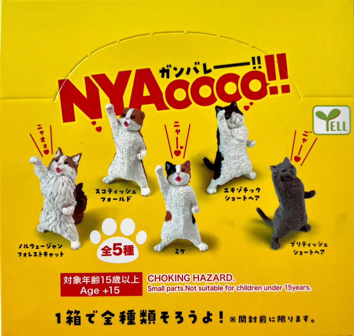 Nyaooo! Power Cats Blind Box (assorted)