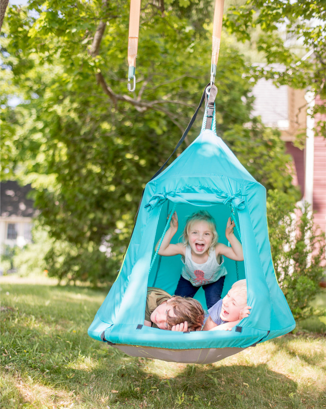 Swing House Backyard Round Swing