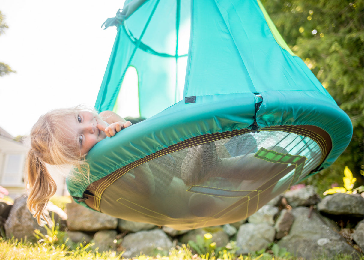 Swing House Backyard Round Swing