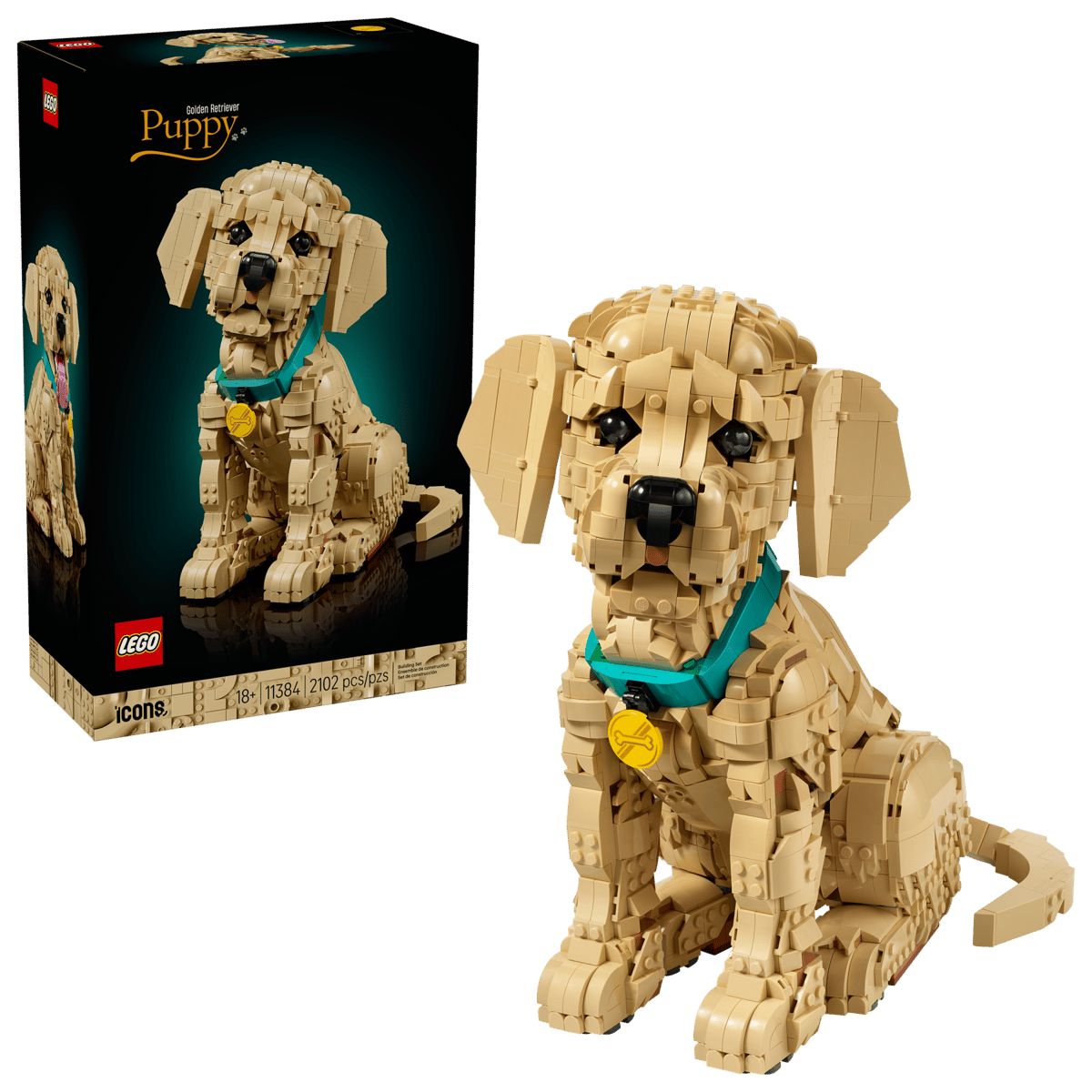 LEGO® Icons Golden Retriever Puppy