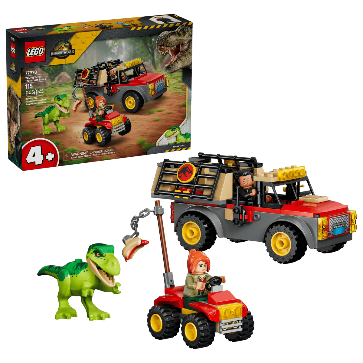 LEGO® Jurassic World Young T. rex Transport Truck
