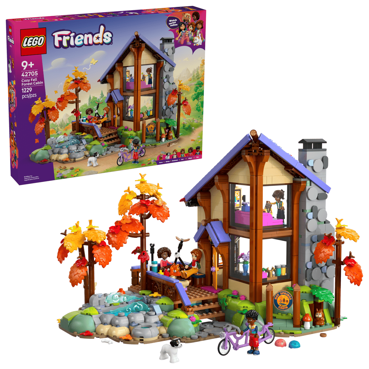 LEGO® Friends Cozy Fall Forest Cabin