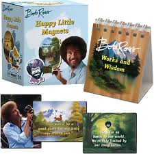 Bob Ross: Happy Little Magnets