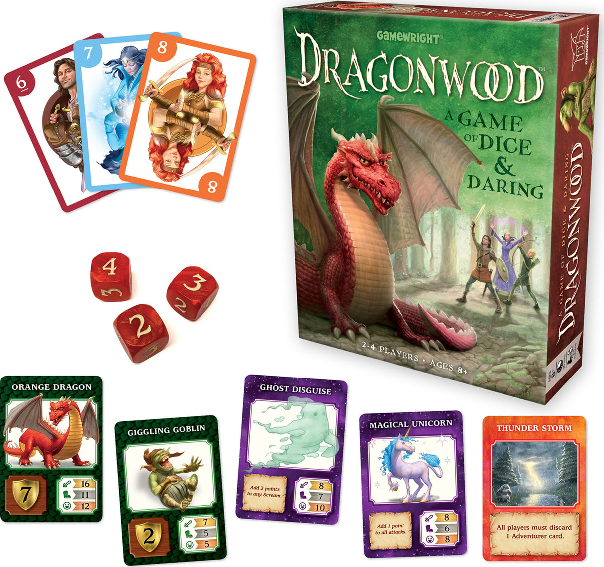 Dragonwood A Game of Dice & Daring Board Game