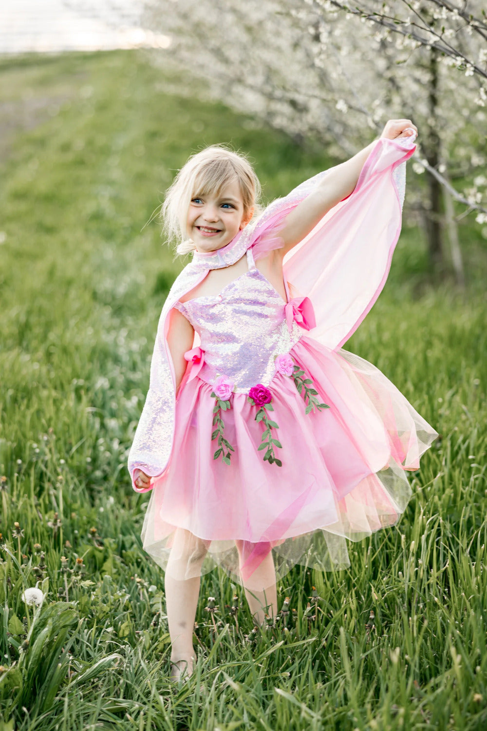 Pink Sequins Fairy Tunic (Size 3-4)