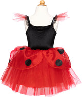 Ladybug Dress & Headband, Red/Black (Size 5-6)