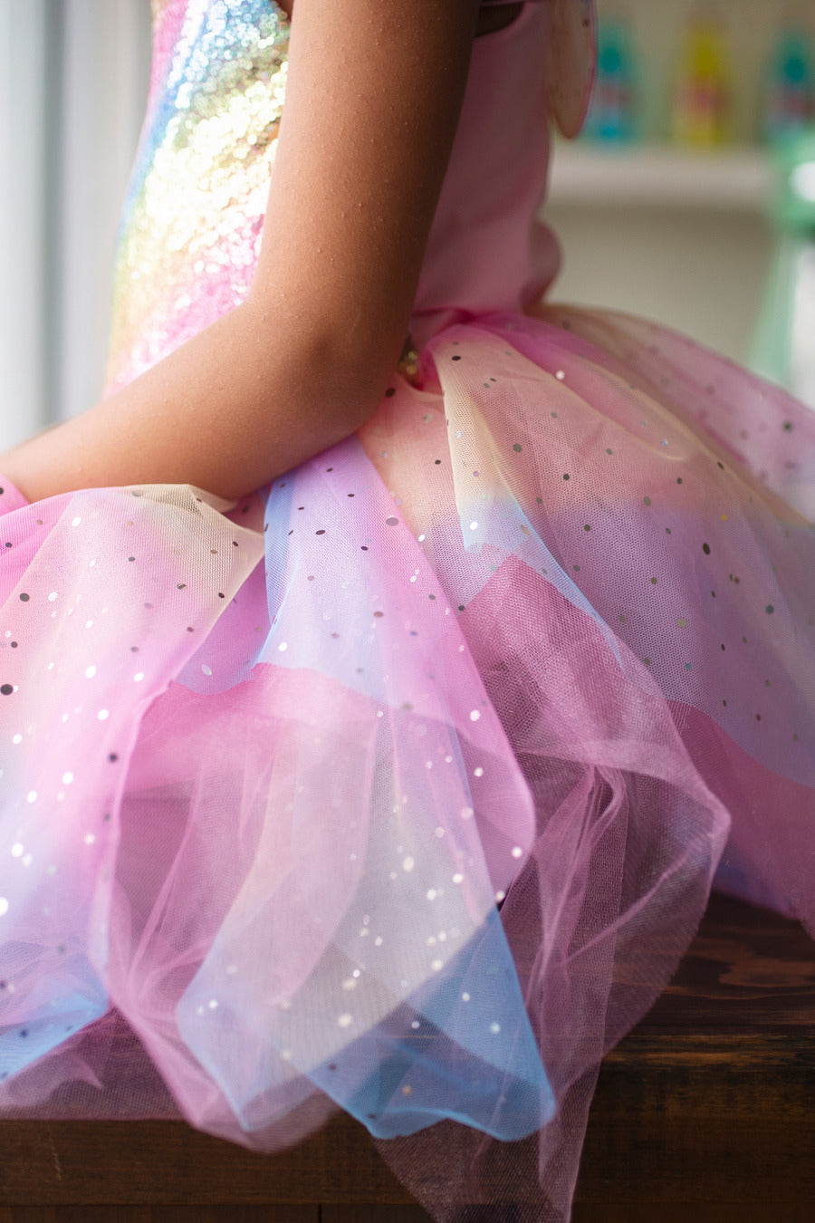 Rainbow Fairy Dress & Wings – Dancing Bear Toys