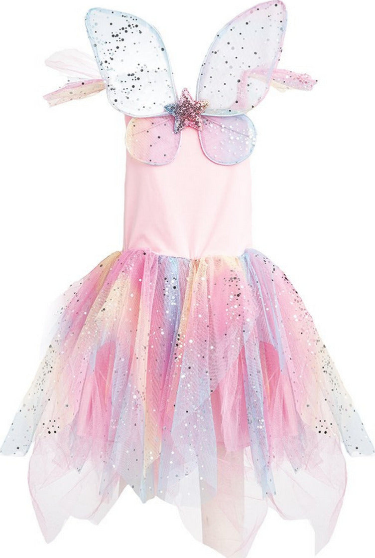 Rainbow Fairy Dress & Wings