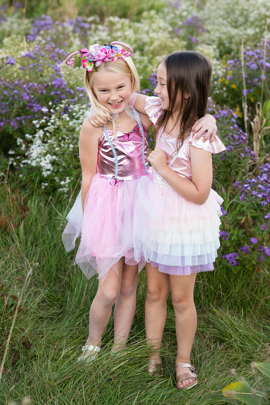 Rainbow Ruffle Tutu Dress