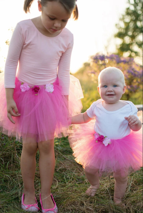 Rose Tutu, Dark Pink (size 1-2)