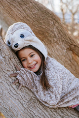 Cute & Cuddly Sloth Cape (Size 4-6)