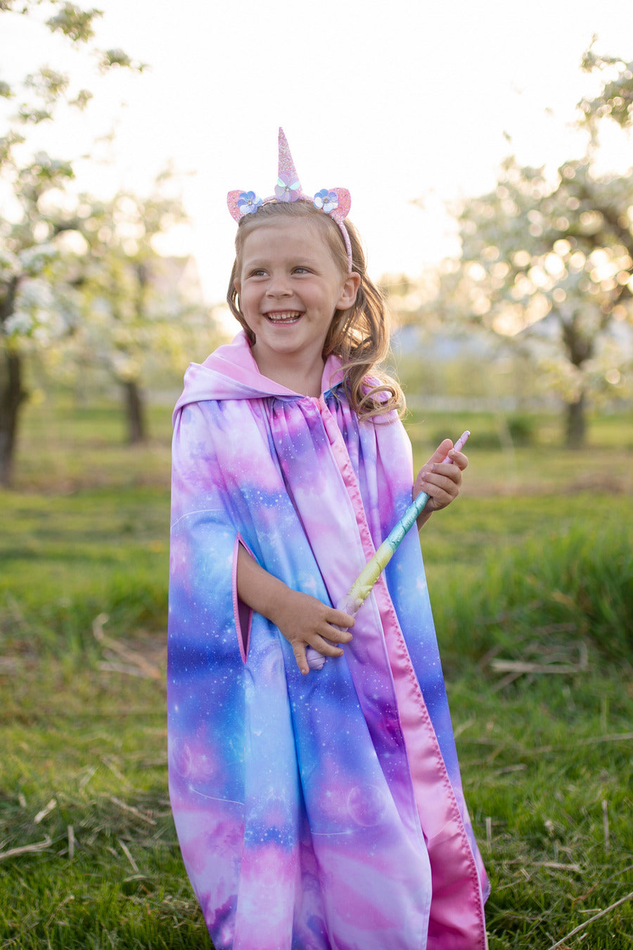 Unicorn Galaxy Cloak, Multi (Size 5-6)