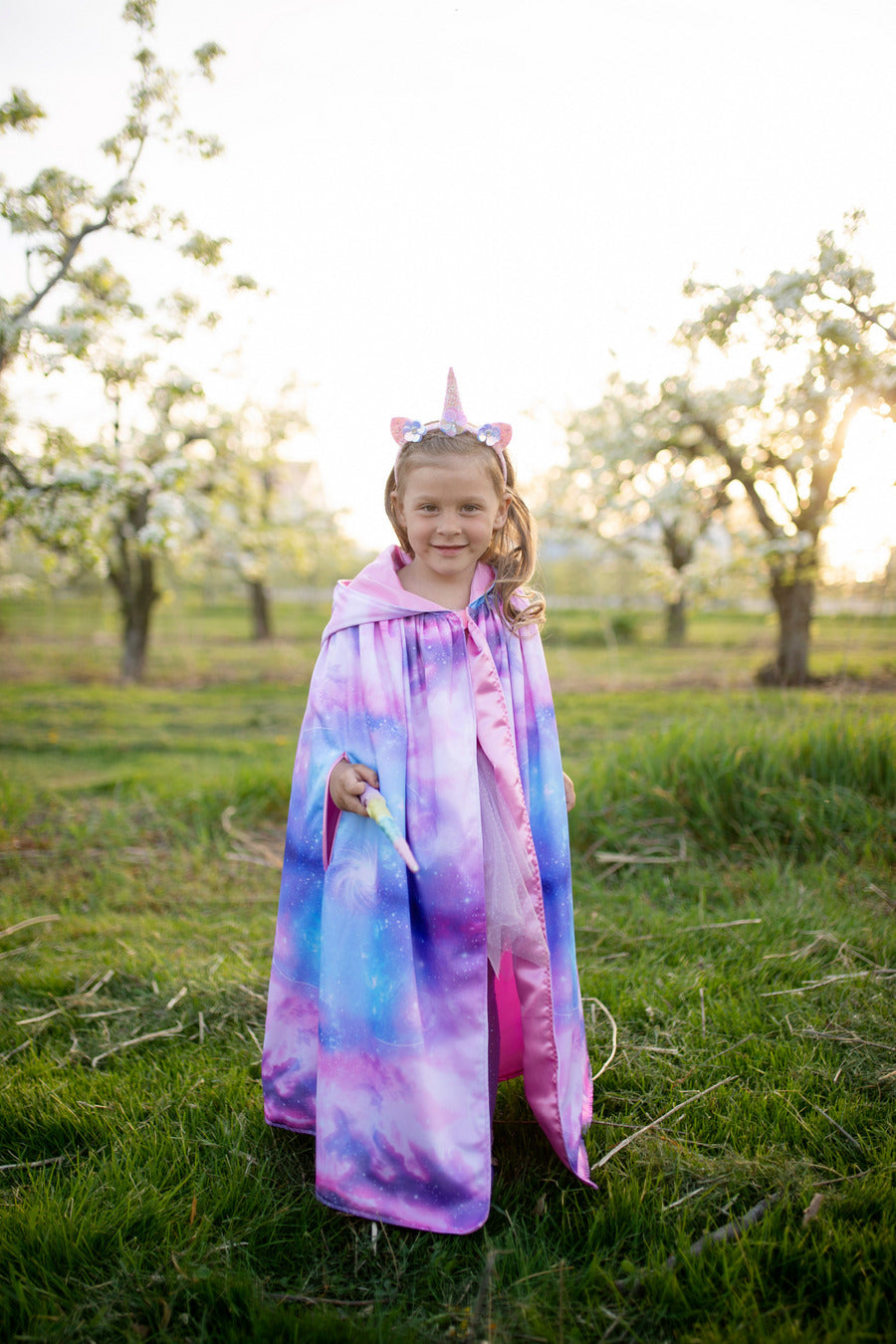 Unicorn Galaxy Cloak, Multi (Size 5-6)
