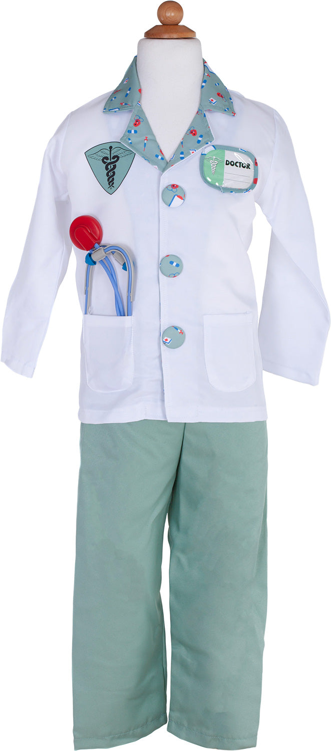 Green Doctor with Accessories in Garment Bag Size 5-6