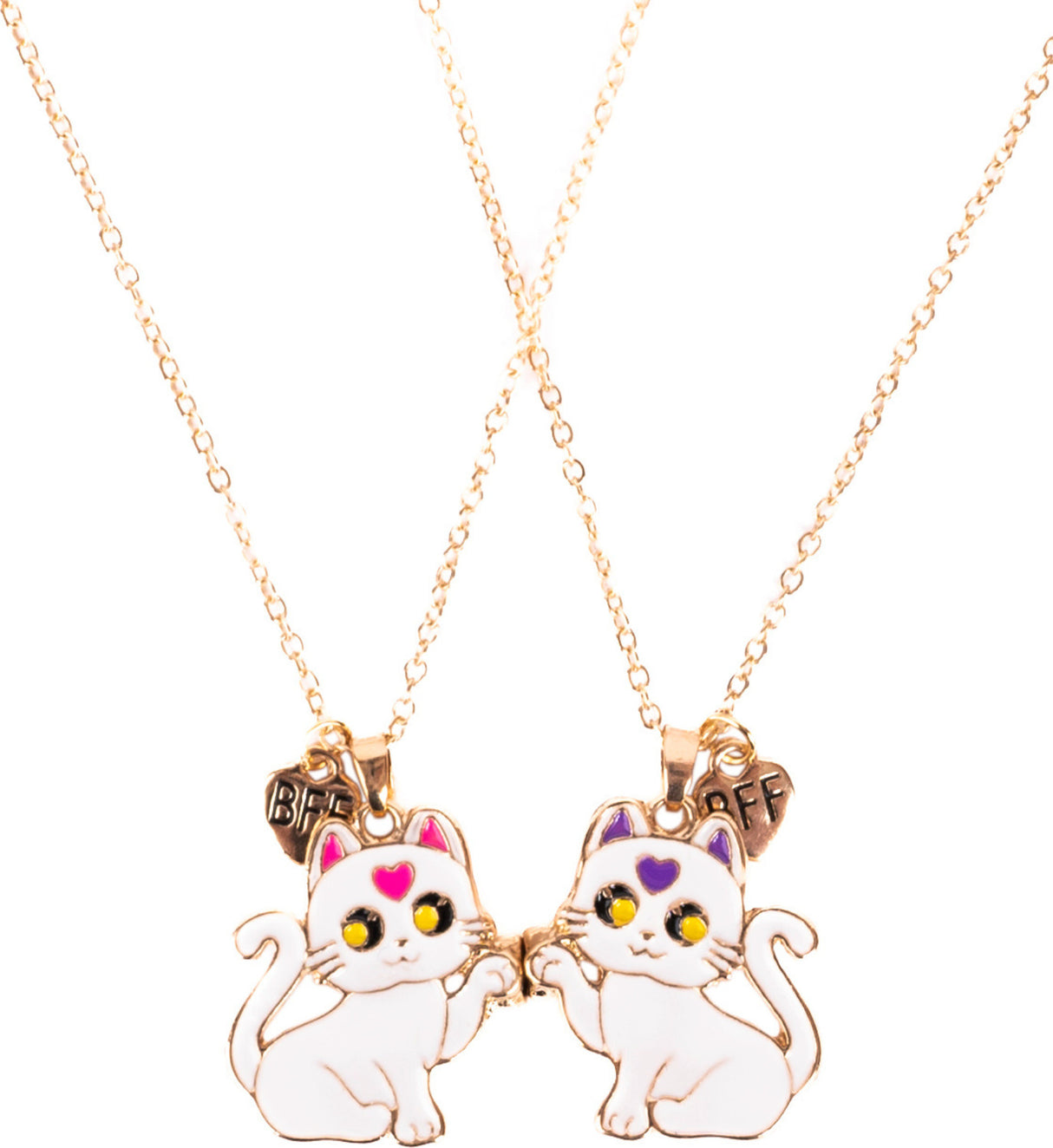 Smitten Kitten Tear & Share Necklaces, 2pc