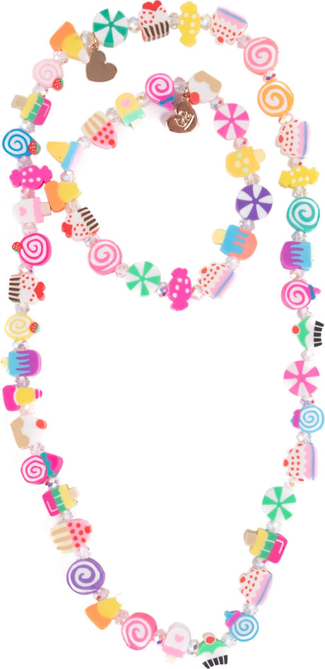 Sweet Treats Necklace & Bracelet Set, 2pc