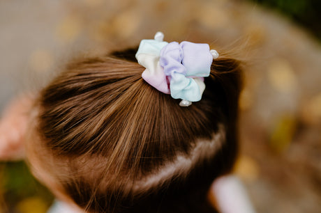 Pastel Rainbow Scrunchies  (assorted)