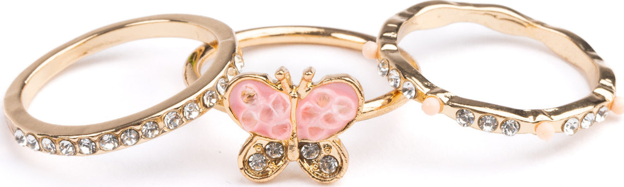 Boutique Chic Butterfly Garden Rings (Small)