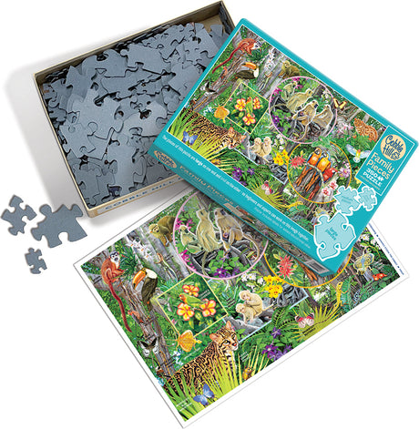 Rainforest Magic - family puzzle (350 pc)