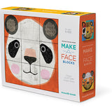 Crocodile Creek Make-A-Face Blocks Animal Mix and Match Block Stacking Sets, 2.5"