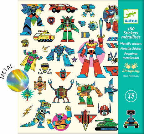 Robots Sticker Sheets