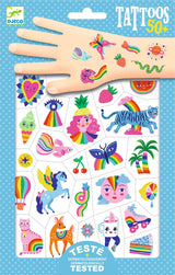 DJECO Rainbow Temporary Tattoos