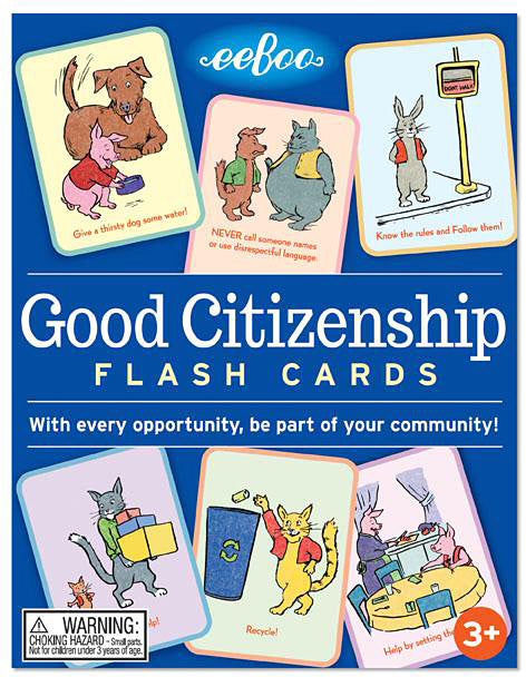 Good Citizenship Flash Cards