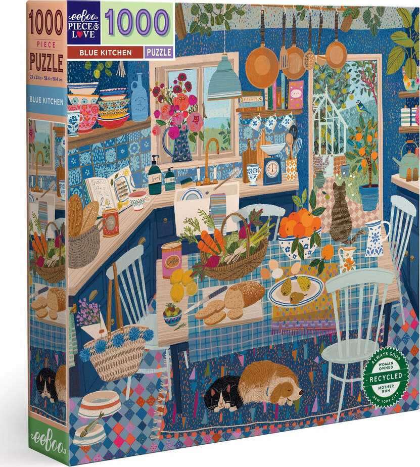 Blue Kitchen 1000 Piece Puzzle