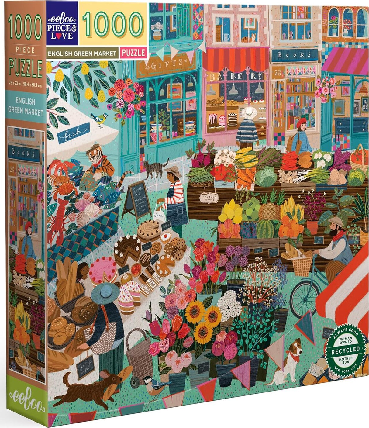 English Green Market 1000 Pc Puzzle