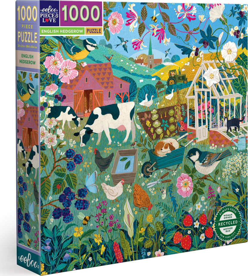 English Hedgerow 1000 Piece Puzzle