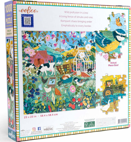 English Hedgerow 1000 Piece Puzzle