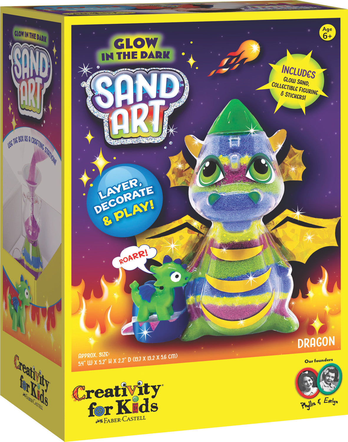 Glow In The Dark Sand Art Dragon CS/6