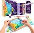 OKTO Air-Dry Clay 3D Painting Kit - Mood Ocean Calm (8.3 x 8.3 in)