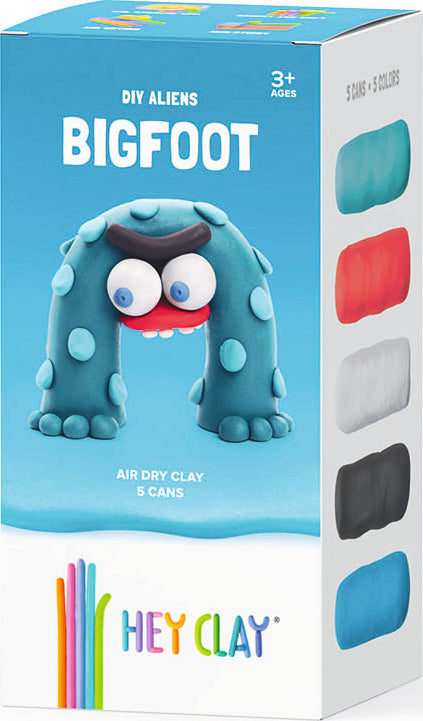 Hey Clay Claymates Bigfoot