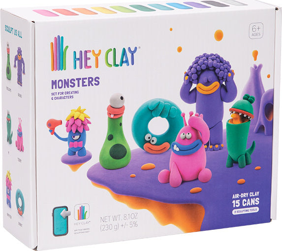 air dry clay monsters Hey Clay Monsters