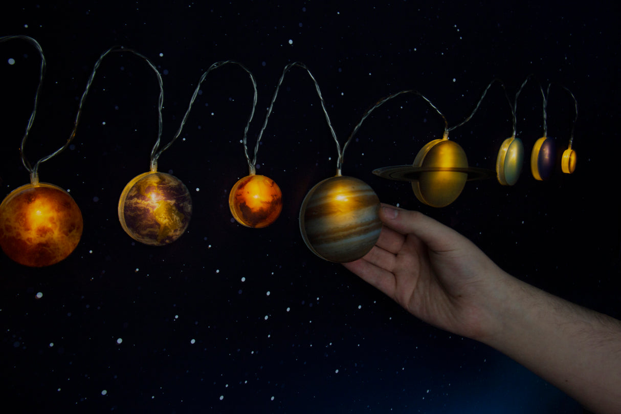 NASA Inspired Solar System String Lights