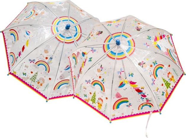 Umbrella - Rainbow Fairy Transparent (Colour Changing)