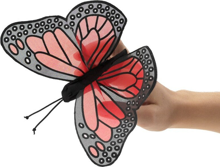 Mini Butterfly, Monarch Finger Puppet