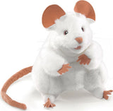 Mouse, White Hand Puppet