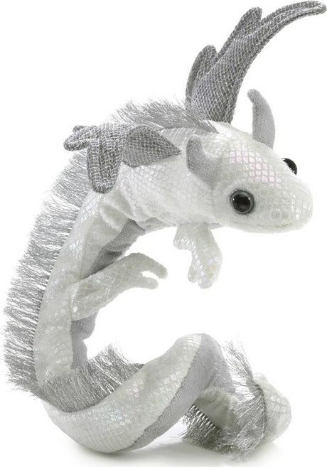 Pearl Dragon Wristlet Finger Puppet