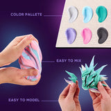OKTO Manga Elements - Air - 3D Clay Canvas Kit (11.8 x 15.7 in) - Ages 10+