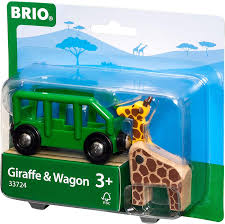 Giraffe and Wagon