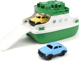 Ferry Boat with Cars (Green & White)