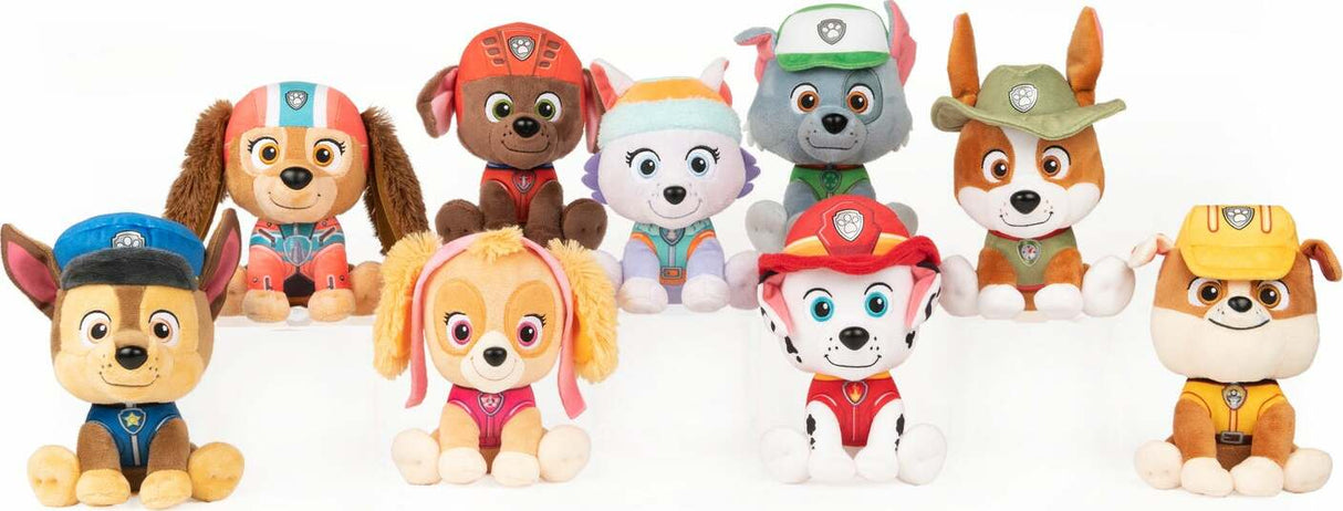 Paw Patrol Tracker Plush (Embroidered Details), 6 In