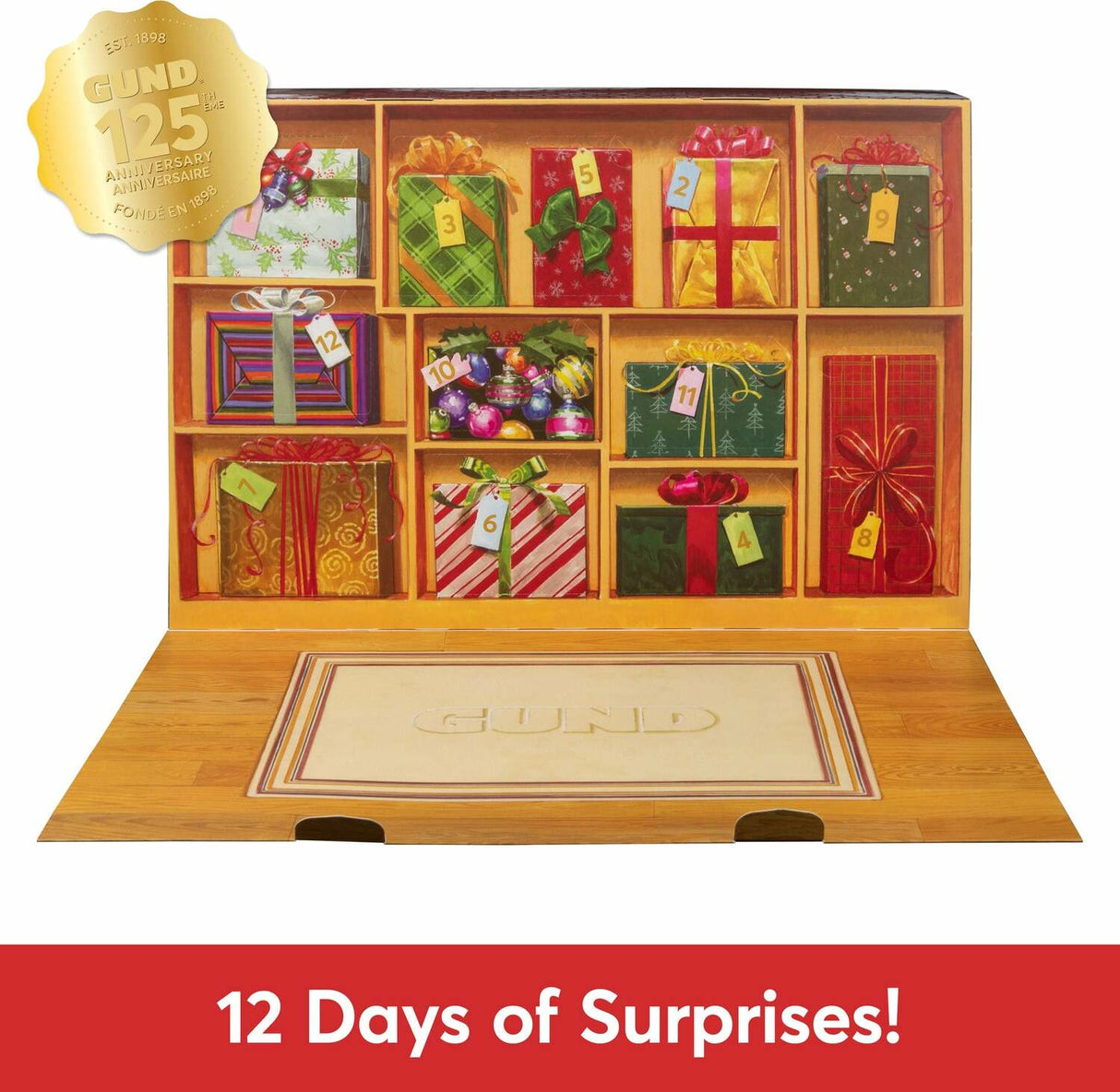 Gund 12-Day Holiday Advent Calendar