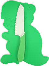 Dinosaur Cutting Board & Knife Set